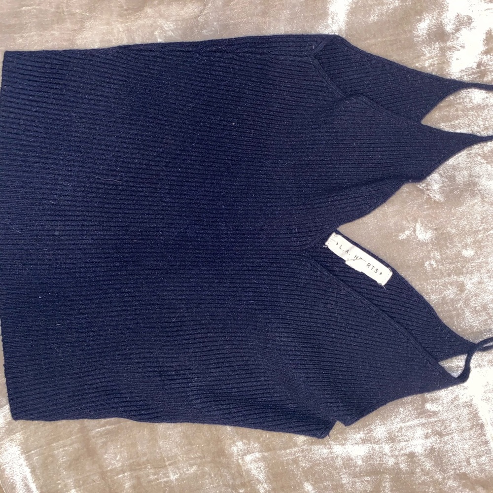 Navy tank top from pacsun